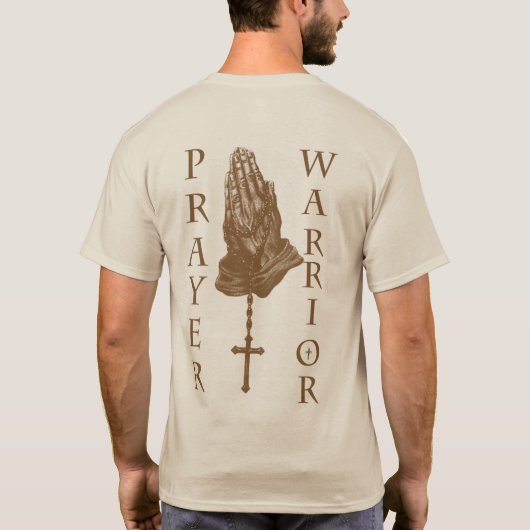 PRAYER WARRIOR VAN EKLEKTIX T-SHIRT (Achterkant)