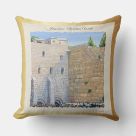 Prayer, Westerne Wall KOTEL Jerusalem Old City ART Kussen