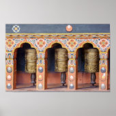 Prayer Wheels - Bhutan Poster (Voorkant)