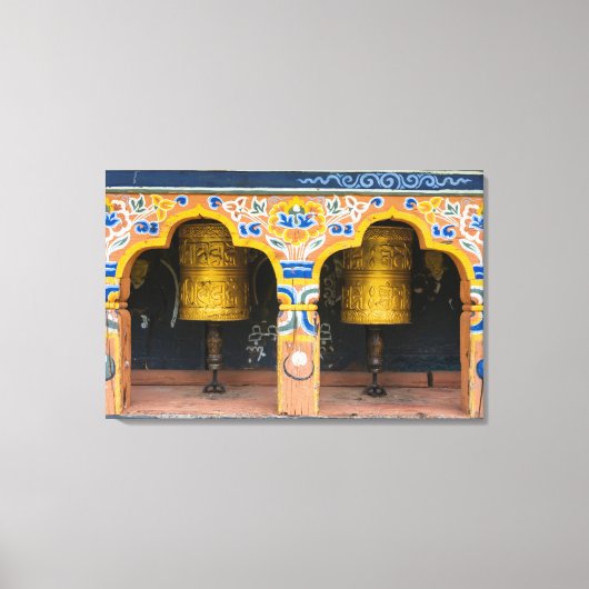 Prayer Wheels Canvas Afdruk (Voorkant)