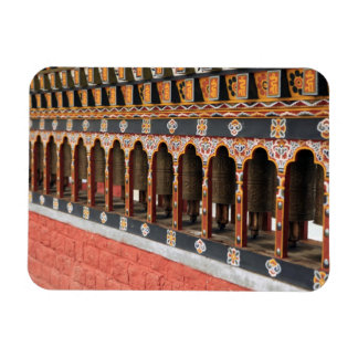 Prayer Wheels van het centrale vierkant in Thimphu Magneet