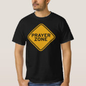 Prayer Zone – Peace, Focus and Faith T-shirt (Voorkant)