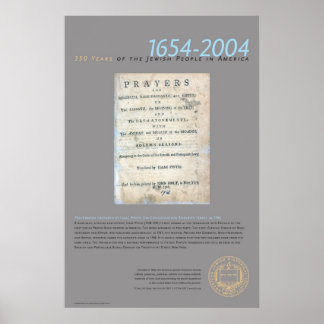 Prayerbook, opgesteld door Isaac Pinto Poster