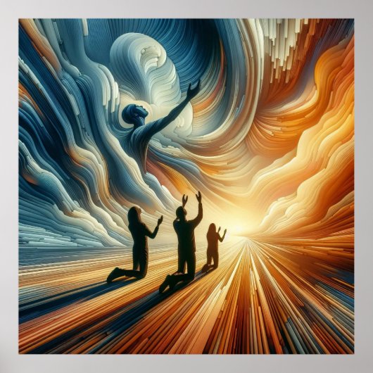 Prayerful Panorama Poster (Voorkant)