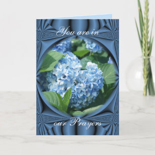 Prayers - blue hydrangea - pas elke gelegenheid aa kaart