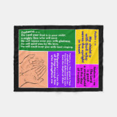 Prayers Fleece Blanket (Voorkant (Horizontaal))