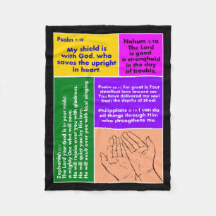Prayers Fleece Blanket Deken