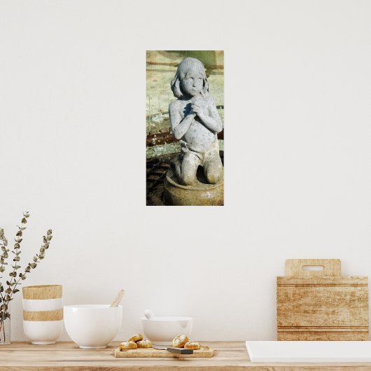 Prayers Fountain Detail Kansas City Plaza Poster (Keuken)