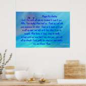 PRAYERS VOOR DE VERWARMING VAN BEAUTIFUELE POST POSTER (Keuken)