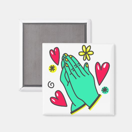 PRAYHANDEN MAGNEET (Voorkant / Achterkant)