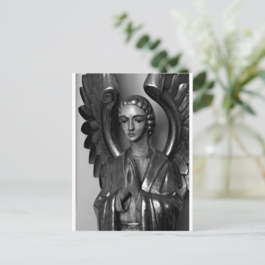 Praying Angel Briefkaart (Staand voorkant)
