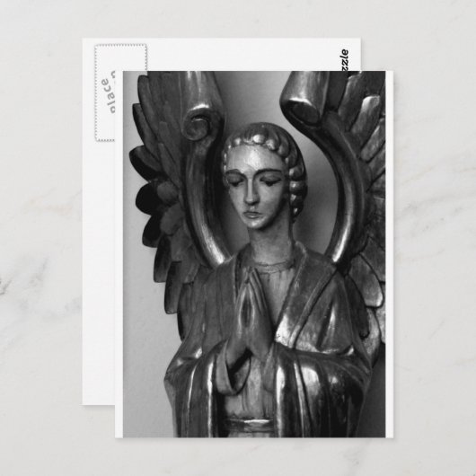Praying Angel Briefkaart (Voorkant / Achterkant)