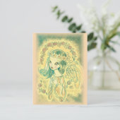 Praying Angel Briefkaart (Staand voorkant)