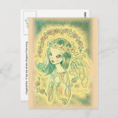 Praying Angel Briefkaart (Voorkant / Achterkant)