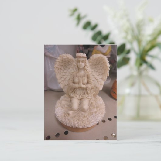 Praying Angel Briefkaart (Staand voorkant)