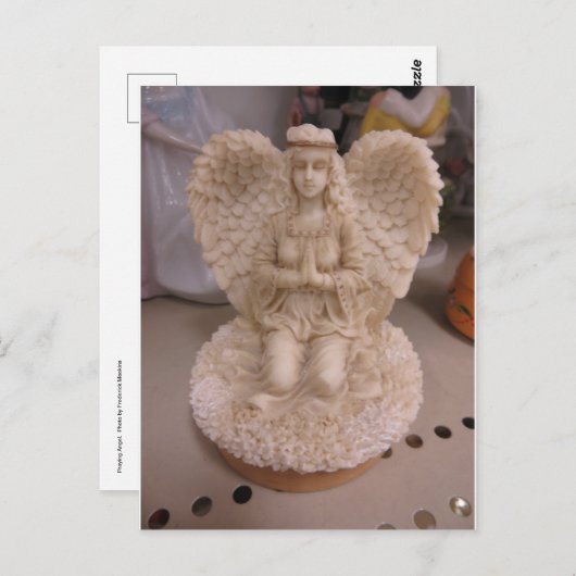Praying Angel Briefkaart (Voorkant / Achterkant)