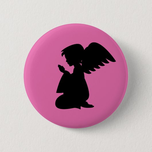 Praying Angel Button Badge (Voorkant)