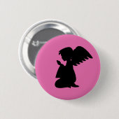 Praying Angel Button Badge (Voorkant /achterkant)