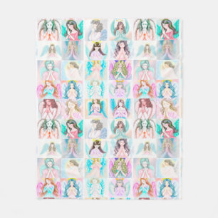 Praying Angel Fleece Blanket