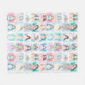 Praying Angel Fleece Blanket (Voorkant (Horizontaal))