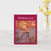 Praying angel kaart (Gele Bloem)