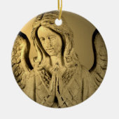 Praying Angel Keramisch Ornament (Voorkant)