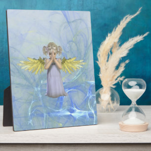 Praying Angel Plaque Fotoplaat