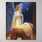Praying angel poster (Voorkant)