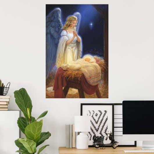 Praying angel poster (Thuiskantoor)