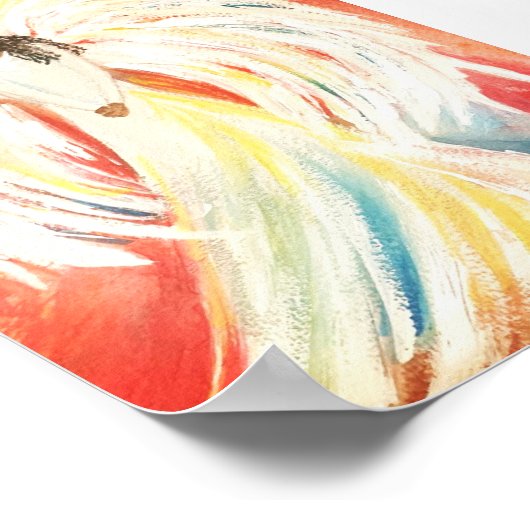 Praying Angel Premium Canvas Poster (5x7) (Hoek)