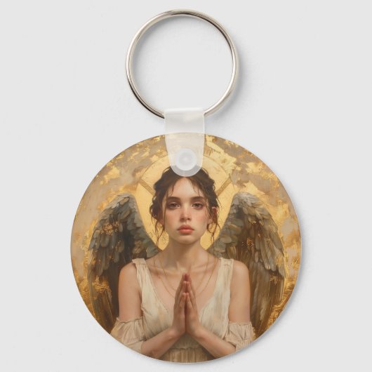 Praying angel sleutelhanger (Voorkant)