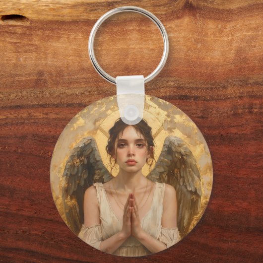 Praying angel sleutelhanger (Voorkant)