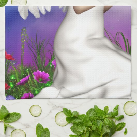 Praying Angel Theedoek (Gevouwen)