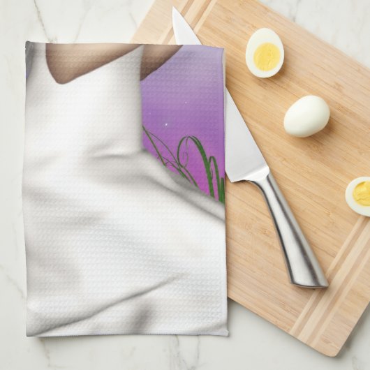 Praying Angel Theedoek (Quarter Fold)