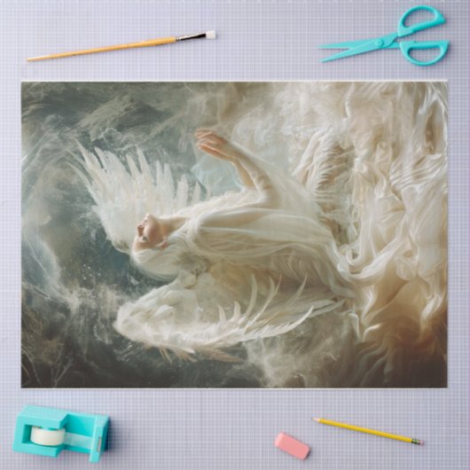 Praying angel tissuepapier (Craft)