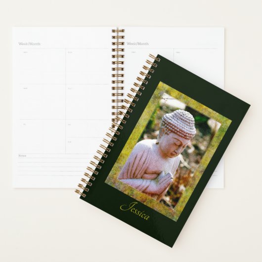 Praying Buddha Personalized Planner (Display)