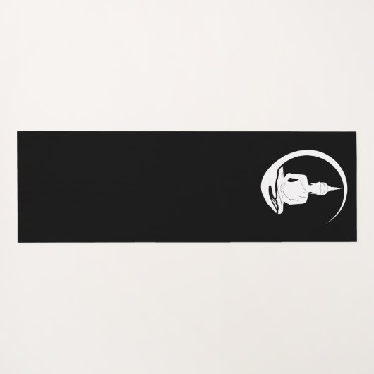 Praying Buddha Yoga Mat (Achterkant (horizontaal))