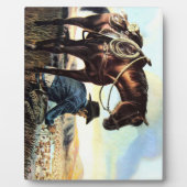 Praying Cowboy Fotoplaat (Voorkant)