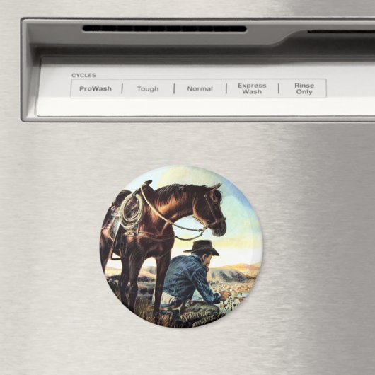 Praying Cowboy Magneet (Insitu (Vaatwasser))