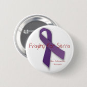 Praying for Sierra Ronde Button 5,7 Cm (Voorkant /achterkant)