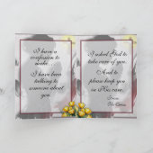 Praying For You Encouragement Kaart (Binnen)