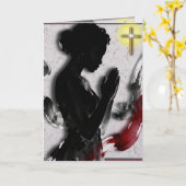 Praying For You Encouragement Kaart (Gele Bloem)