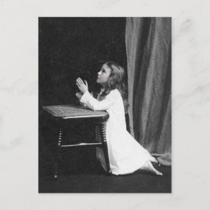 Praying Girl Briefkaart