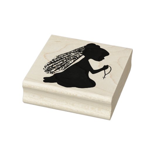 Praying Girl Rubberstempel (Stempel)