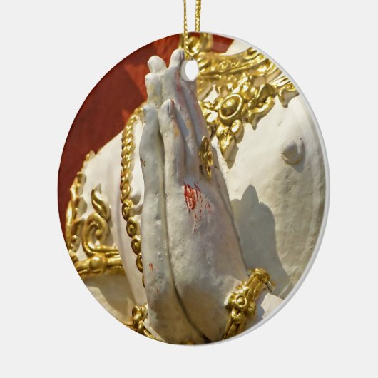Praying Hands 1 Ornament (Links)