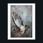 Praying Hands, Albrecht Durer Briefkaart<br><div class="desc">Albrecht Dürer (21 mei 1471 - 6 april 1528) was een Duitse schilder, printmaker en theoreticus van de Duitse renaissance. Dürer, geboren in Neurenberg, heeft zijn reputatie en invloed in heel Europa gevestigd toen hij in de twintig jaar was, dankzij zijn kwalitatief hoogstaande prints van houtsnijders. Hij communiceerde met de...</div>
