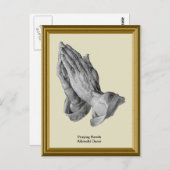 Praying Hands Albrecht Durer Briefkaart (Voorkant / Achterkant)