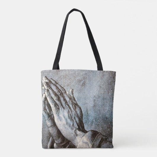 Praying Hands, Albrecht Durer Tote Bag (Achterkant)