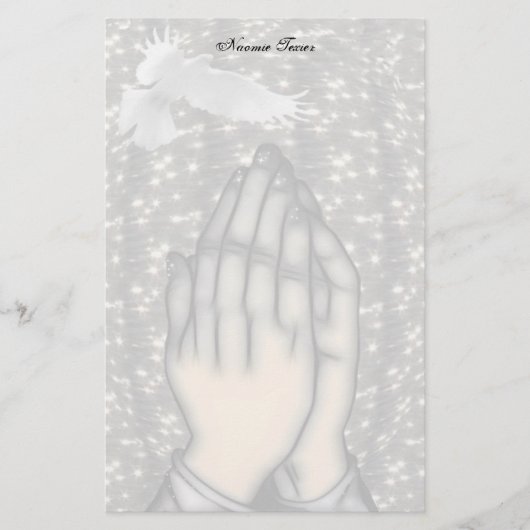 Praying Hands Briefpapier (Voorkant)