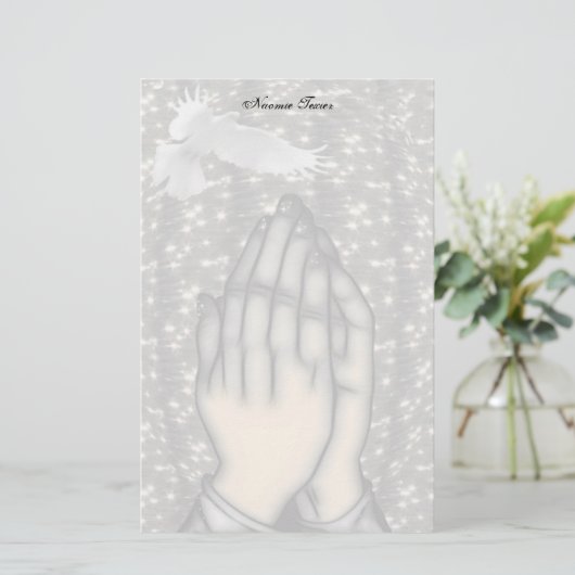 Praying Hands Briefpapier (Staand voorkant)